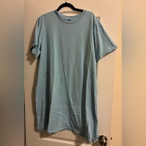 Old Navy XXL Tall Blue T-Shirt Dress